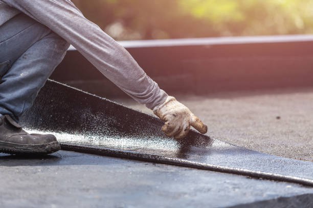 Professional Exterior Waterproofing technician working in Circle Pines, MN